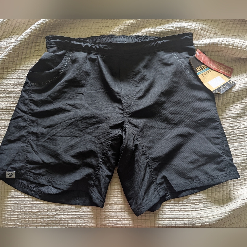 NWT Women's Bontrager Dual Sport Short Size Large Black Padded/Chamois